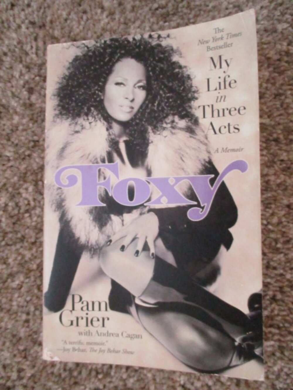 FOXY: My Life in Three Acts by Pam Grier - Paperback Memoir Book Autobiography